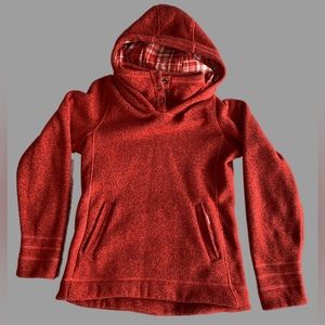 The North Face Hooded Jacket, Size: Small, Color: Red